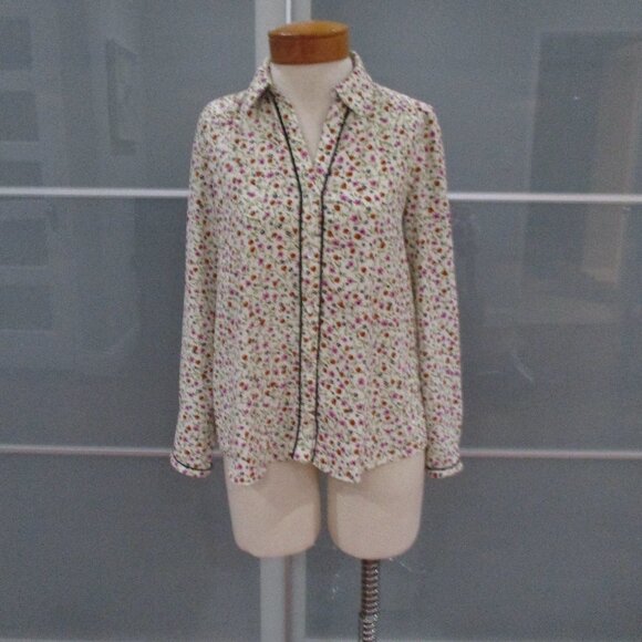 Zara Button Front Blouse - Picture 1 of 5